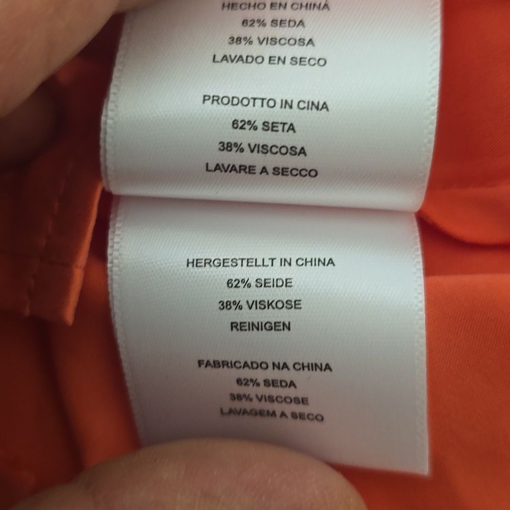 Equipment Coral Silk/viscose Blend Blouse M - Picture 8 of 8